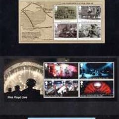2016 Great Britain Royal Mail Miniature Sheets Pack with all miniature sheets issue in the year Mint Never Hinged (MNH)