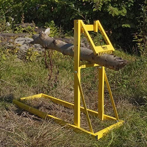 Folding Log Buddy Log Saw Horse Smart Holder Bench Chainsaw Pruning Lopping Cutting Holder Garden Heavy Duty