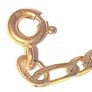 Pristine Vintage 9ct Gold Figaro Chain Bracelet Image 3