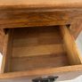 Pair of Rustic 3-Drawer Solid Oak Bedside Tables/Lockers Image 6