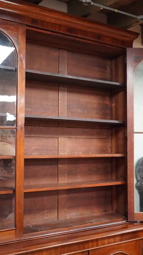 Victorian Mahogany Library Bookcase