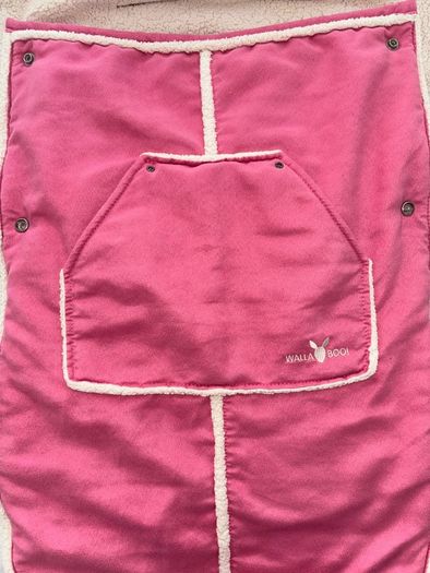Cerise Pink Wallaboo buggy/stroller footmuff