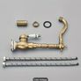 Bathroom Faucet  Antique Brass Tap  & Celadon Porcelain Image 6