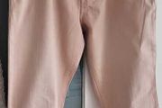 M&amp;S dusted pink cropped pants Sz 14