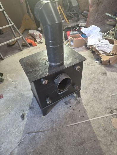 Wood burner and jacuzzi double bath never been use