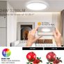 LED Ceiling Light with RGB Backlight, 24W 3200LM 3000K-6000K Dimmable, Remote Control, IP54 Waterproof Bathroom Light, Modern Flush Ceiling Light, for Kitchen Hallway Child's Bedroom (FREE POSTAGE) Image 6