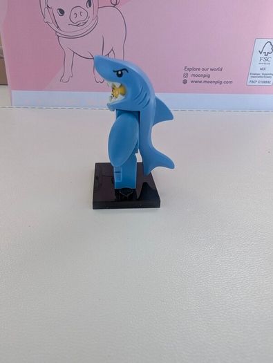 100% Lego Series 15 Shark  Guy Minifigure Ocean Sea 71011 Figure
