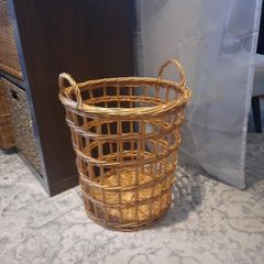 large wicker basket