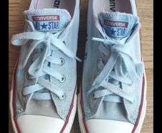 Converse All Star Low Top  Faded Blue  UK 4