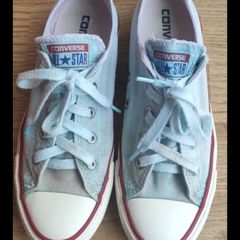 Converse All Star Low Top  Faded Blue  UK 4