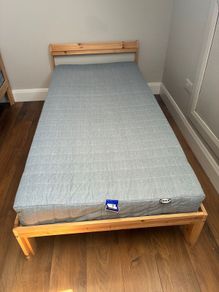 Single Beds IKEA (3) with mattresses