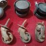 Antique Lot of Furniture Castors Image 6