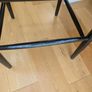 Hans J Wegner style Wishbone Bar Stool -Black/Natural Image 4