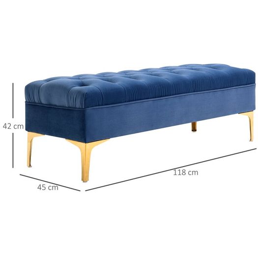 Bed Bench, Upholstered Bench Seat, Entryway Shoe Bench with Button Tufted for Bedroom