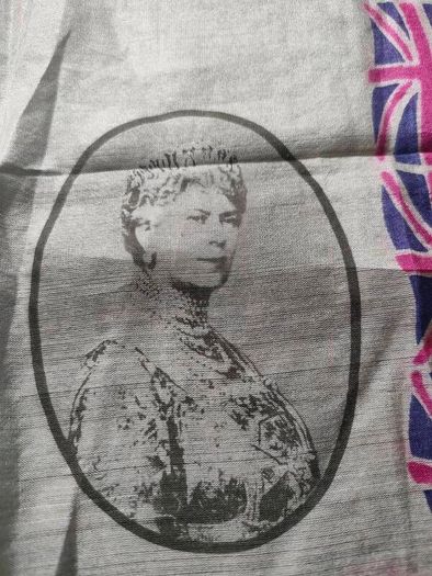 George V and Queen Mary Jubilee Silk Hankerchief