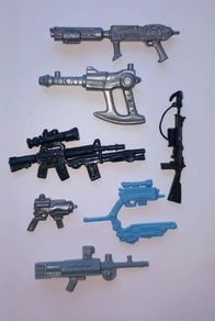 GI Joe, Power Rangers and Robocop weapon acessories action figure