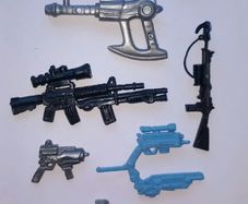 GI Joe, Power Rangers and Robocop weapon acessories action figure