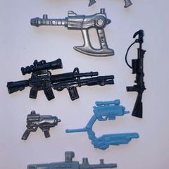 GI Joe, Power Rangers and Robocop weapon acessories action figure