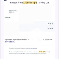 Voucher for fly a plane cork airport