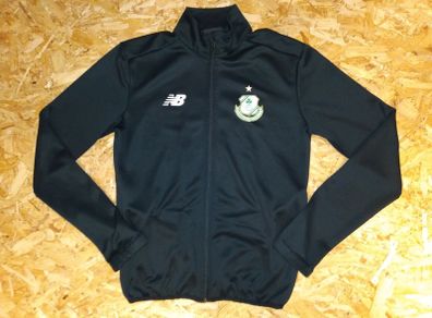 Shamrock Rovers Track Jacket Dublin Black New Balance NB Tallaght Tracksuit Top