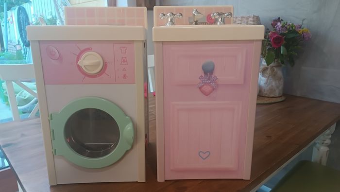 small toy washing machine and sink