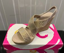 Marco Tozzi Wedge Sandals with Rhinestones