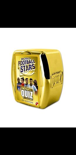 world football stars Top Trumps quiz not brand new