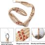 2 Pcs Plant Hangers Hanging Plant Holder for Indoor Outdoor Decor Macrame Hanging Planter Basket with 4 Hooks(35 Inch) Image 3