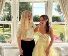 yellow debs dress