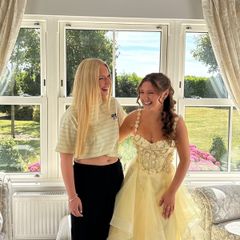 yellow debs dress