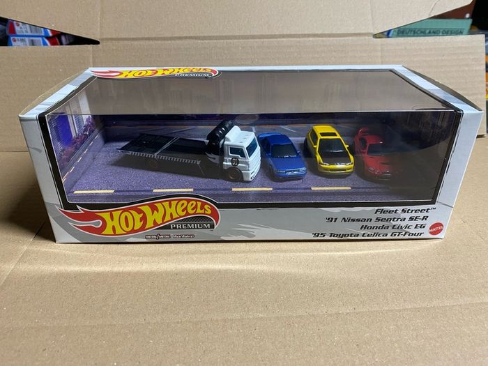 Hot Wheels Premium "Fleet Street" Japanese Tuners Collectors Set