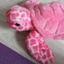 Beautiful pink sea turtle plush soft toy Image 2