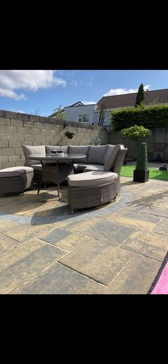 Rattan Garden Dining furniture set!