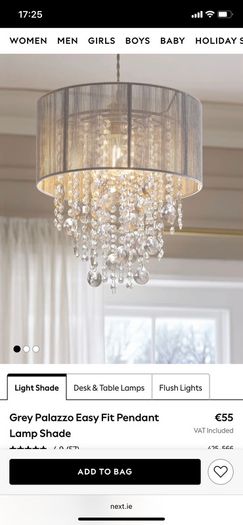 Ceiling light shade
