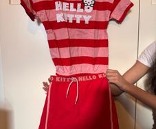 girls skirt set hello kitty