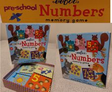 eeBoo Pre-School Numbers Memory Game