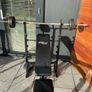 Physionics Adjustable Weight Bench + Barbell & Weights Image 2