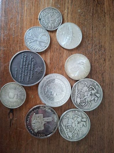 Silver coins ,medal lot