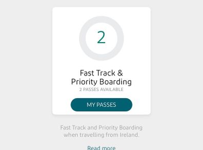 Two (2) Fast Track and Priority Boarding Passes