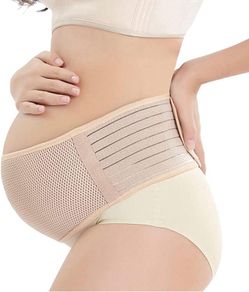 Recommended Maternity Belt - Care Breathable Abdomen Support and Pelvic Support - Comfortable Belly Band for Pregnancy - Prenatal Cradle for Baby - One Size