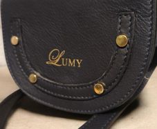 Vintage Lumy Leather Handbag For Sale