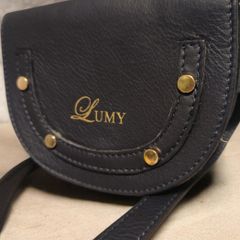 Vintage Lumy Leather Handbag For Sale