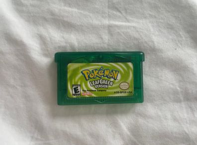 Pokemon LeafGreen Replication GBA Cartridge