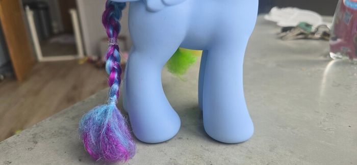 8 inch Rainbow Dash Styling Large braided Hair Brushable 2013 HTF MLP G4 My Little Pony