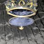 Ladies embellished navy handbag NEXT brand Image 4