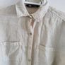 Zara linen oversize shirt in very good condition about a UK size 14 but see last two photos for exact measurements FREE STANDARD POSTAGE INCLUDED Image 3