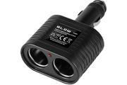 New 2 Way Socket Charger Car Cigarette Lighter 12V 24V Splitter Adapter #1171