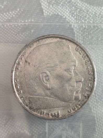 2 Reichsmarks WW2 silver German coins
