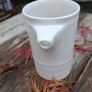 Pottery Jug, white vintage jug, Arklow pottery Image 3