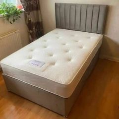 Double bed with mattress